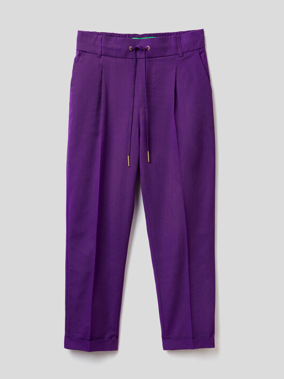 Pantaloni in cotone con coulisse image number null