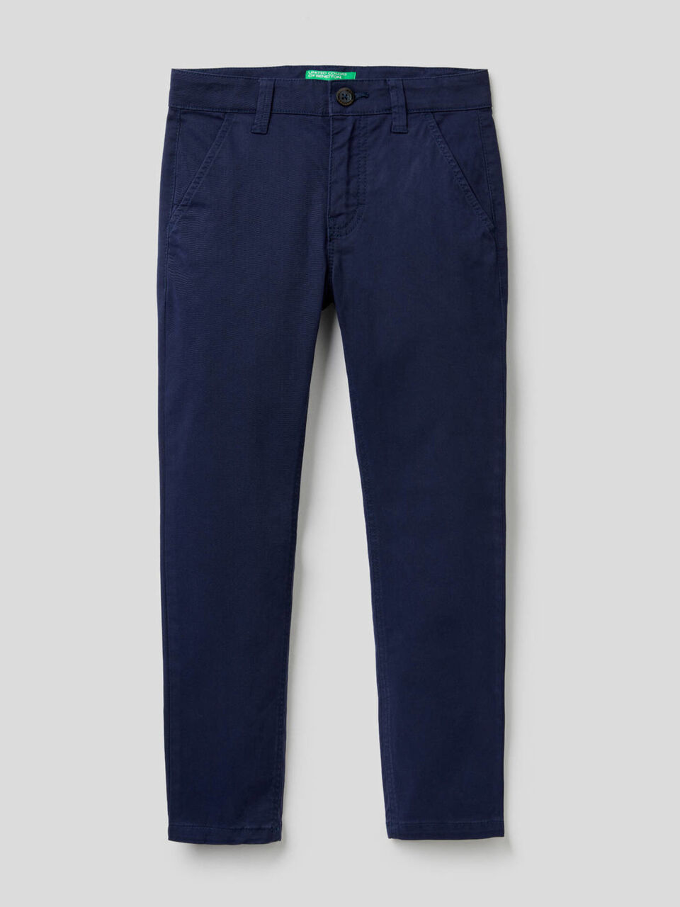 Chino slim fit in cotone elasticizzato image number 1