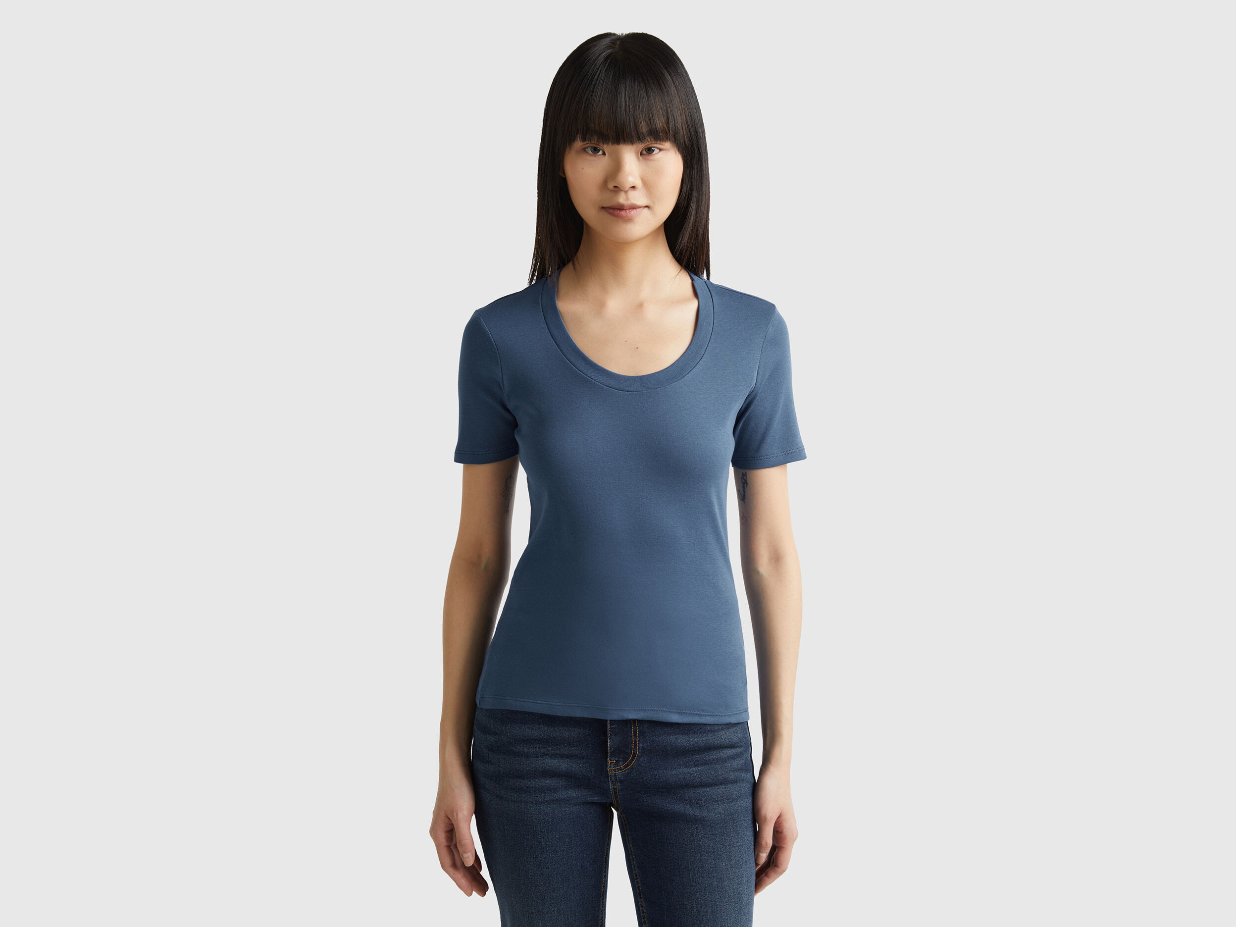 Benetton magliette discount manica corta