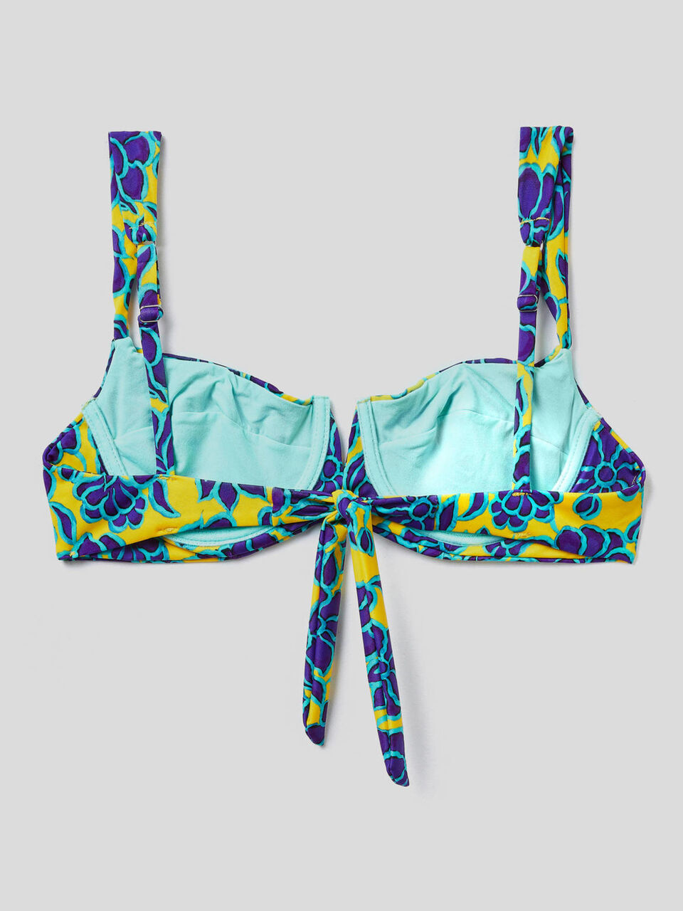 Reggiseno costume con stampa floreale image number 2