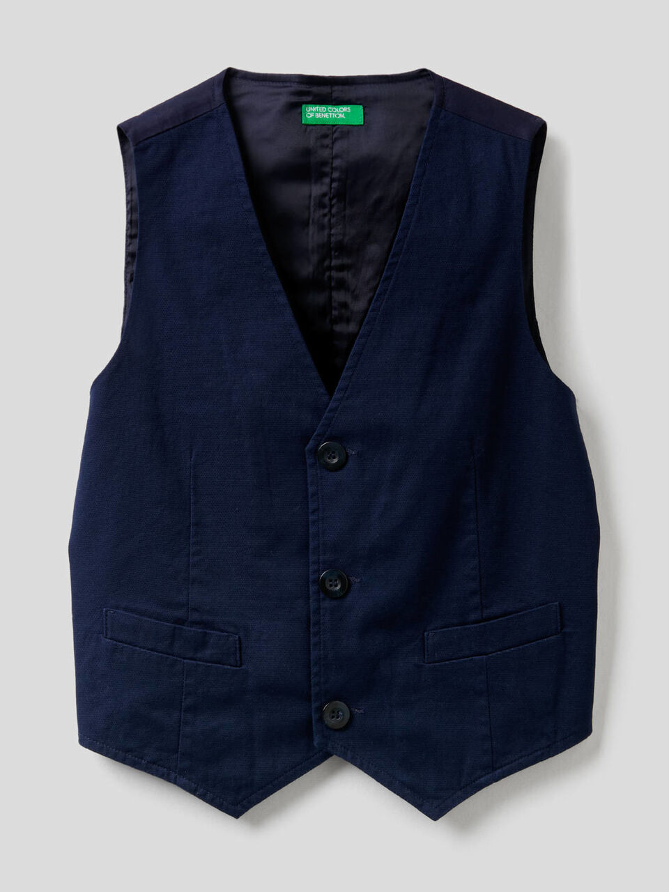 Gilet in cotone stretch image number 1
