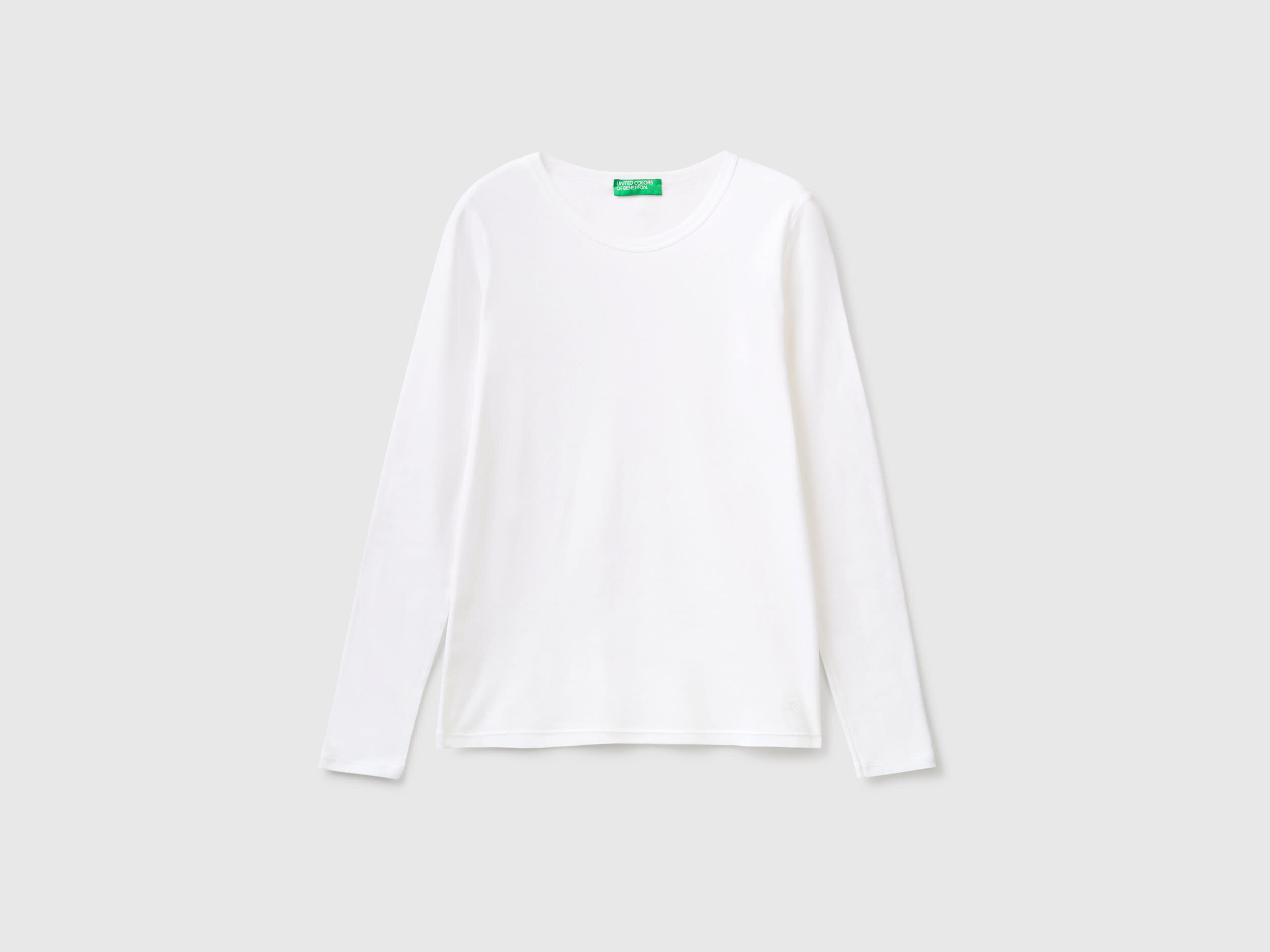 Benetton maglie cotone manica lunga discount