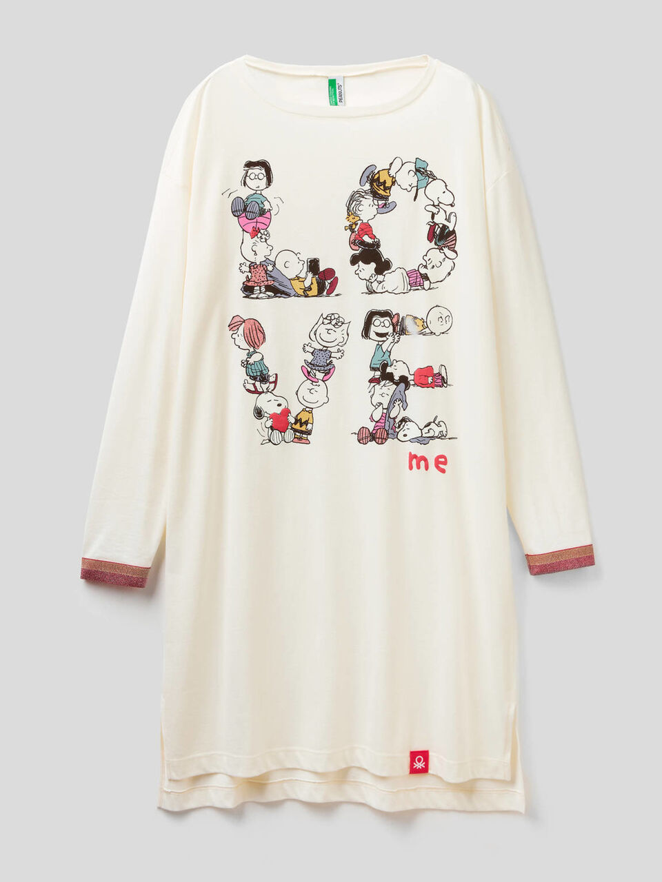Camicia da notte con stampa Peanuts image number 1