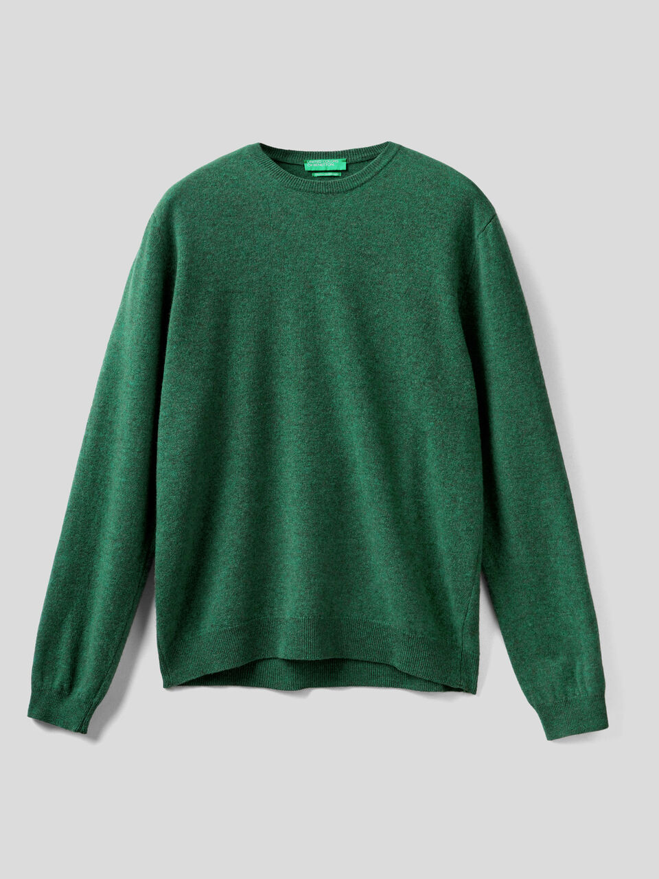 Maglia girocollo in pura lana vergine image number 1