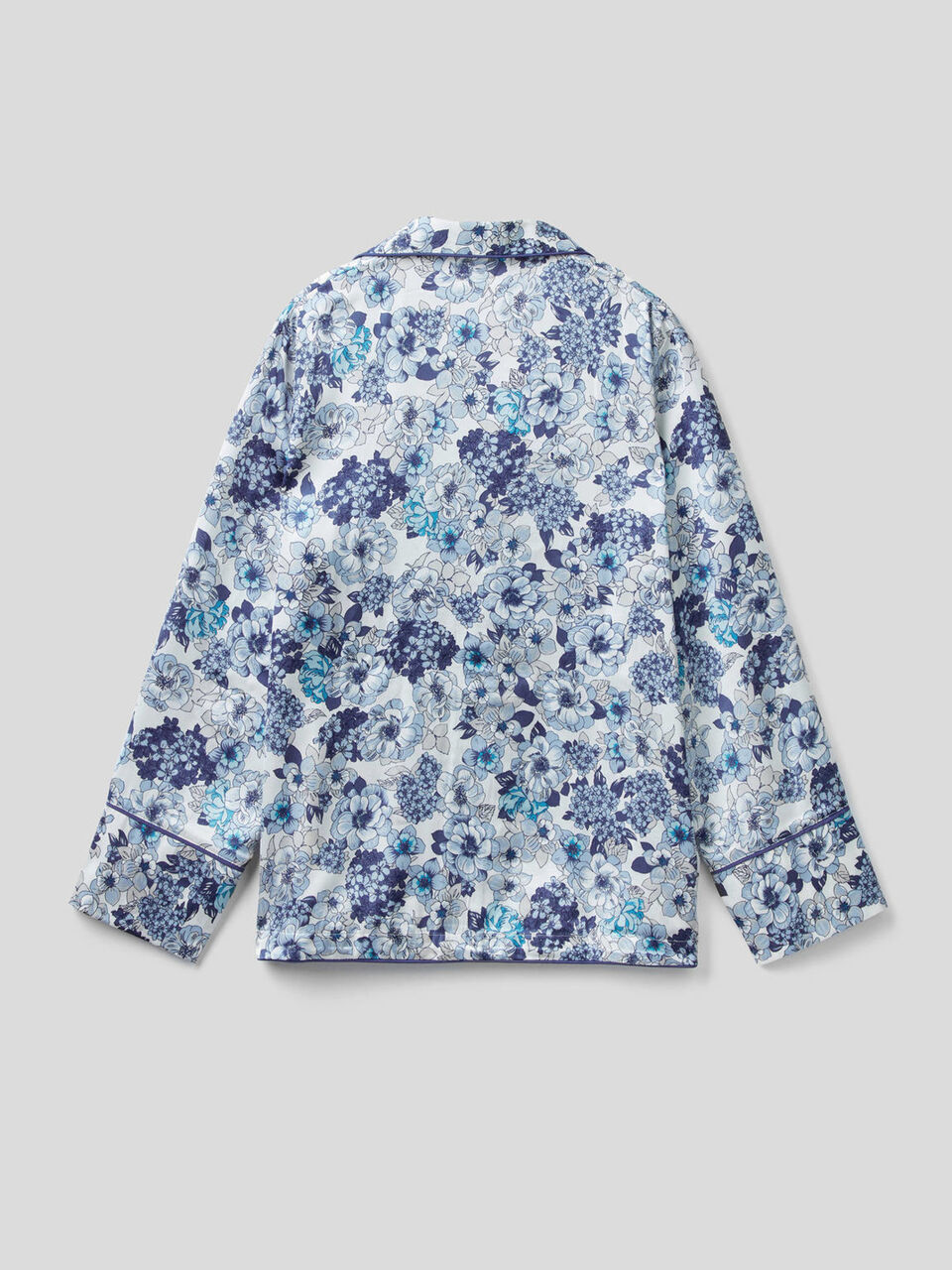 Blusa da pigiama con stampa floreale image number 2