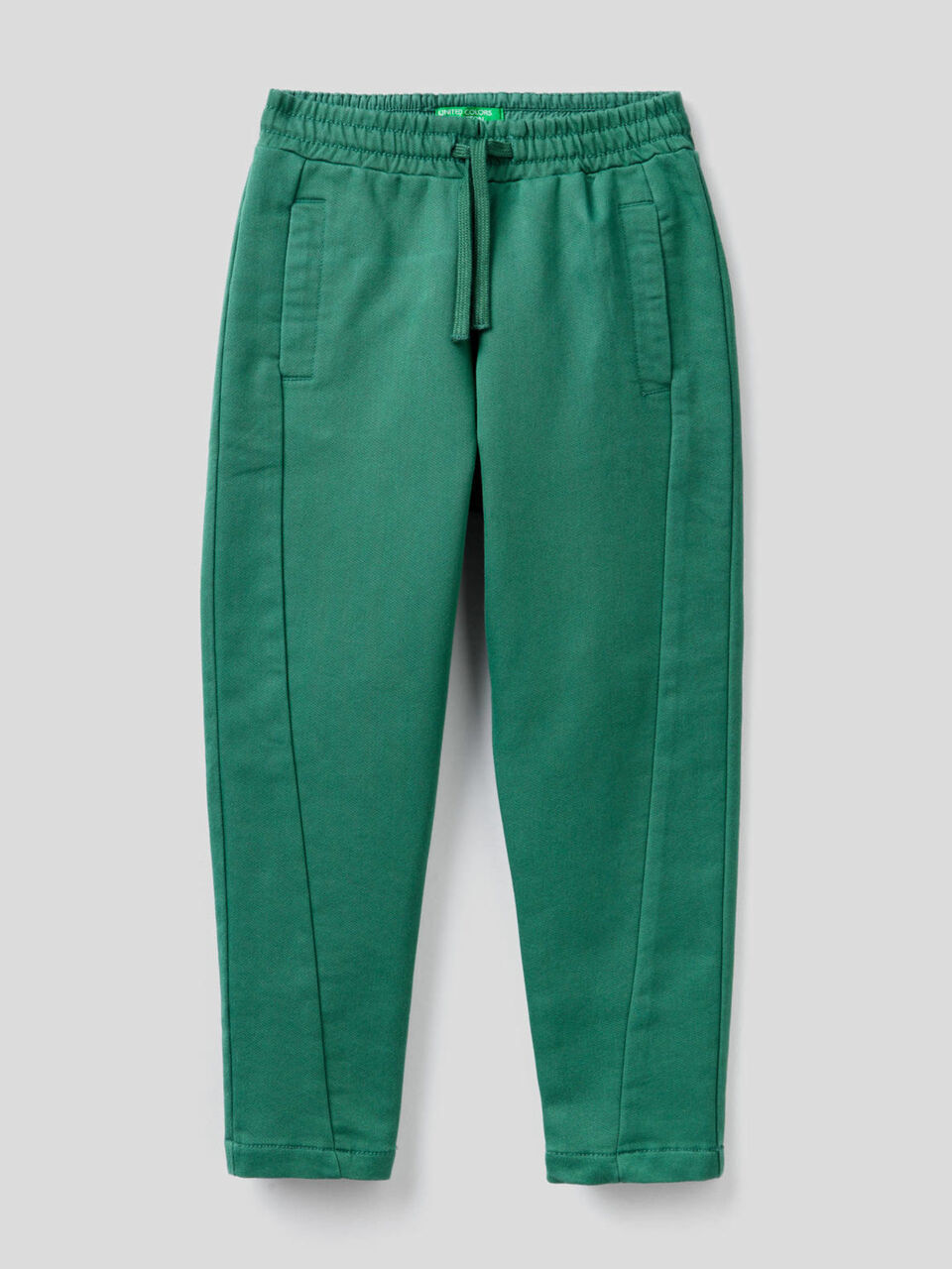 Pantaloni sportivi effetto felpa image number 1