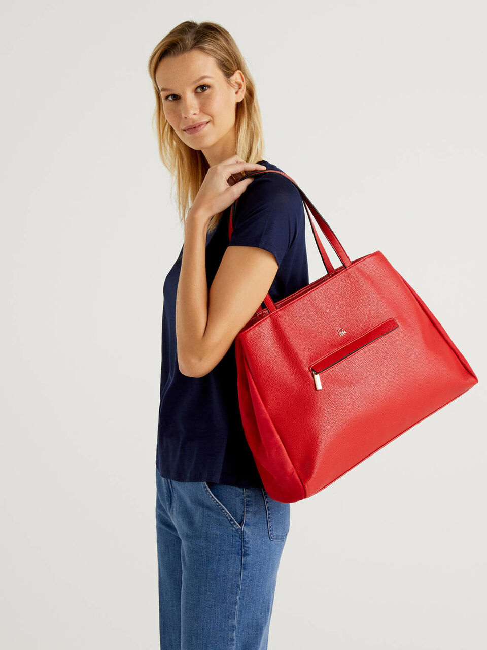 Shopping bag con doppio scomparto image number 2