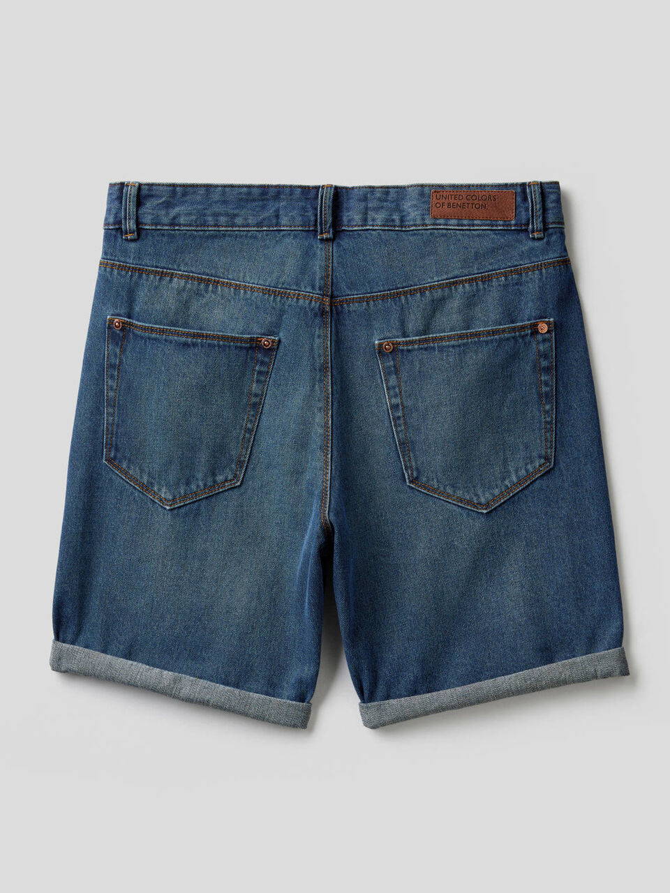Bermuda in denim 100% cotone image number 2
