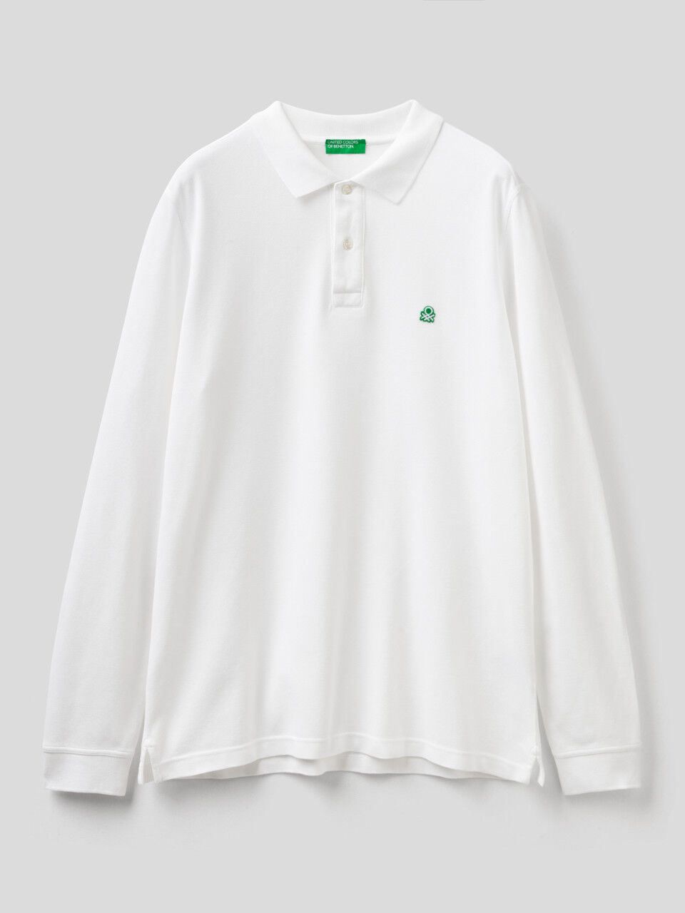 Polo benetton manica best sale lunga