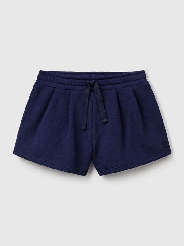 Shorts in felpa di cotone Bambina