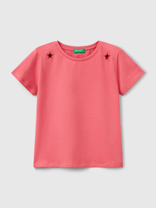 Maglietta con motivo cut out Bambina