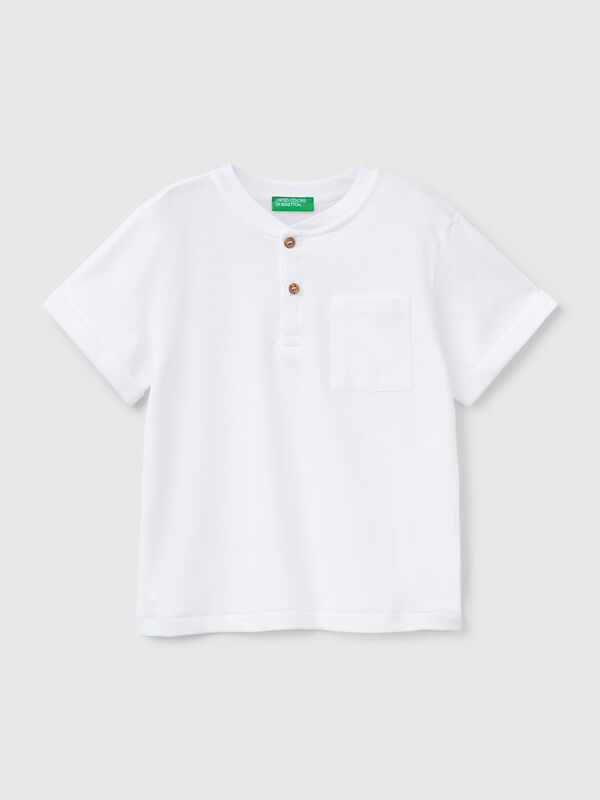 Maglietta con scollo serafino Bambino