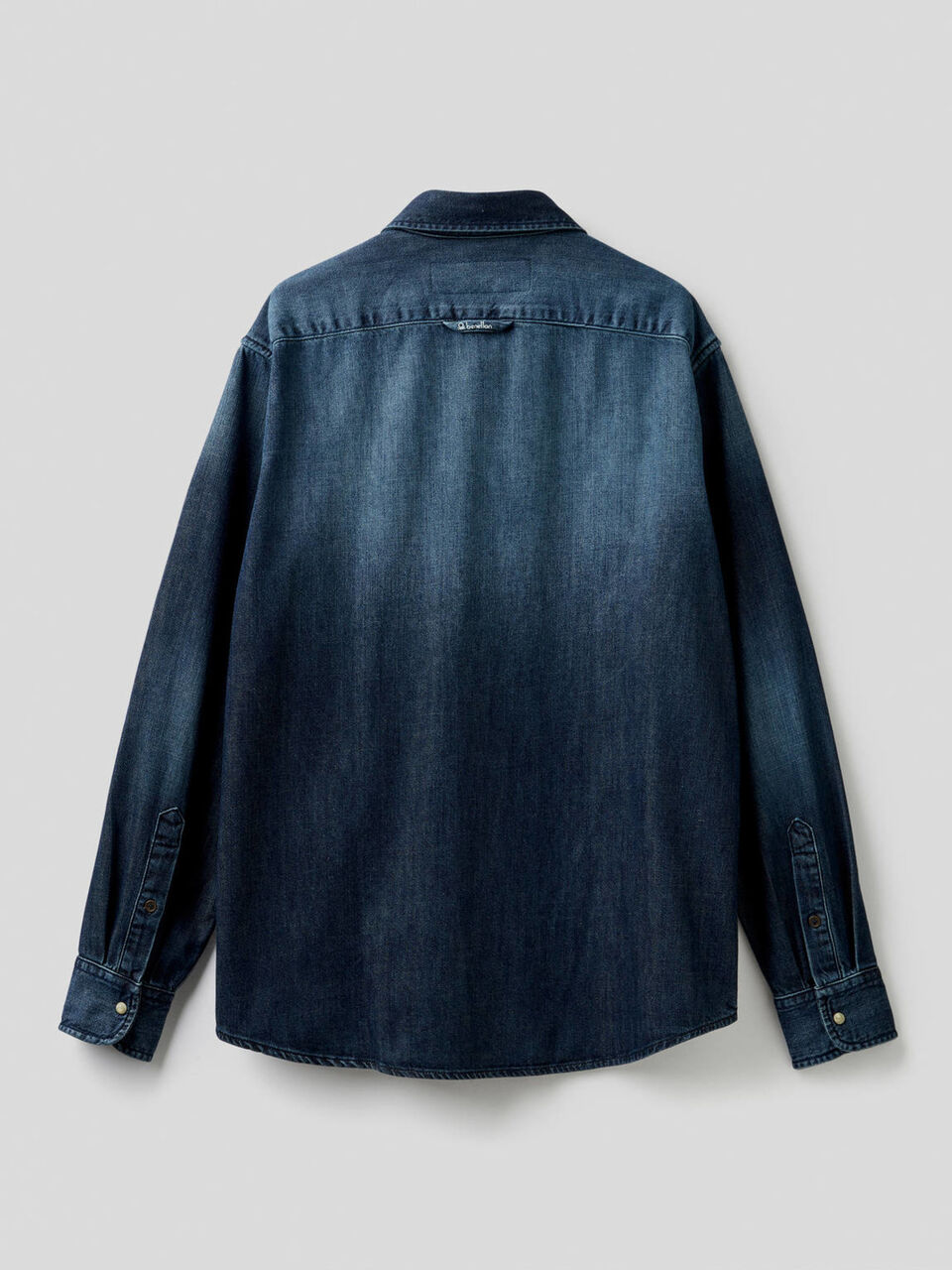Camicia in denim di puro cotone image number 2