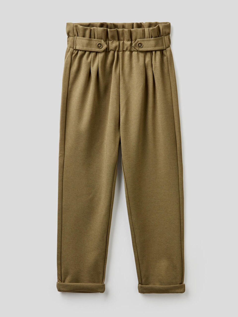 Pantaloni morbidi a vita alta image number 1