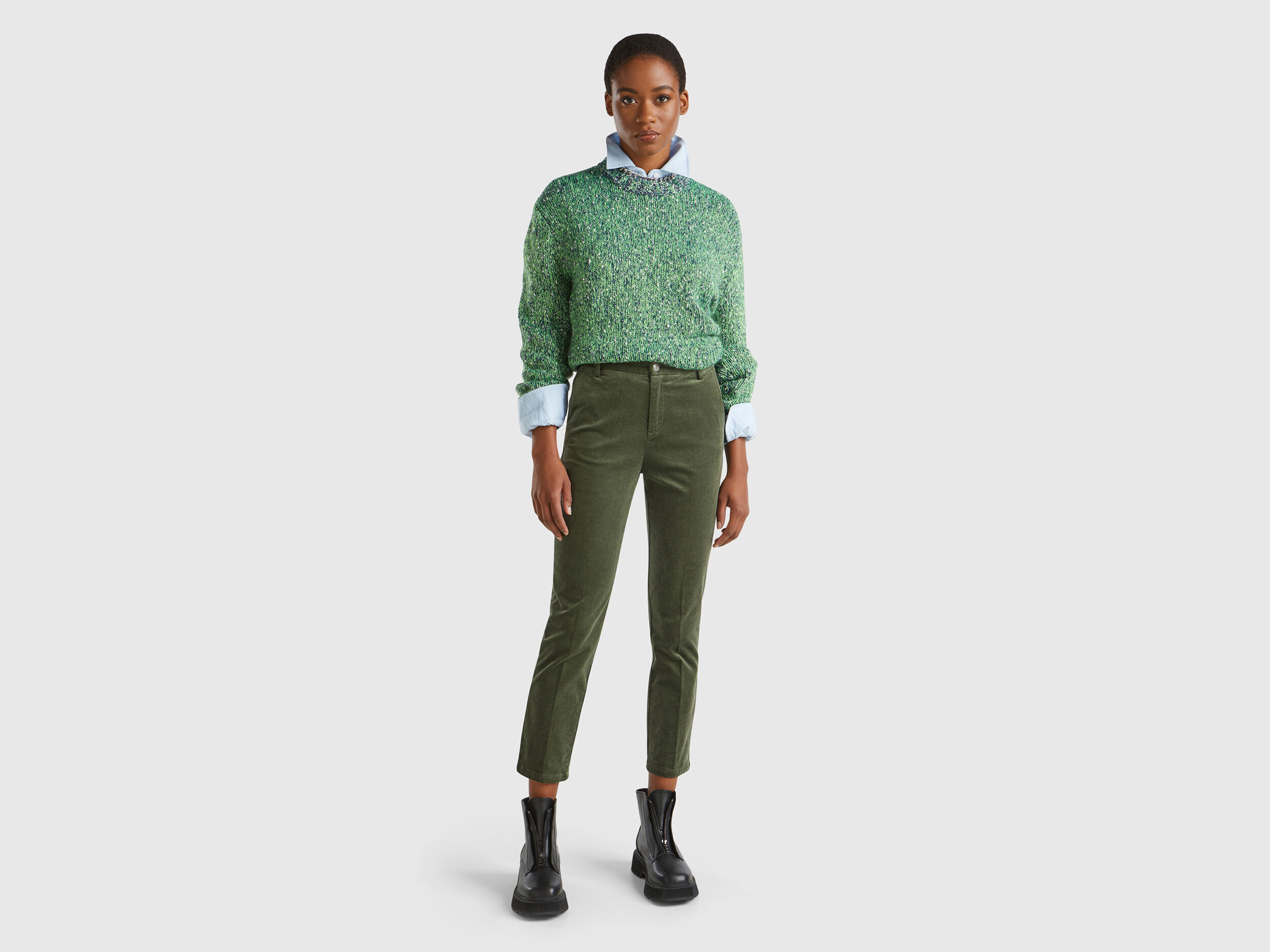 Pantaloni benetton nuova collezione sales