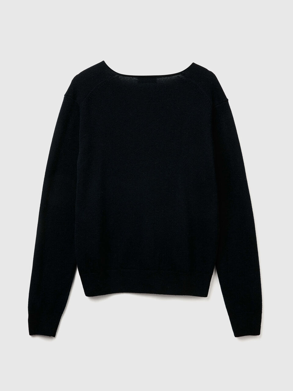 MAGLIA SCOLLO V M/L Donna image number 2