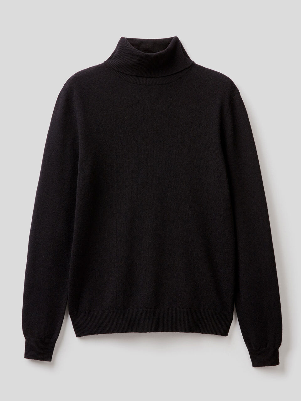 Maglione dolcevita in pura lana vergine image number 1