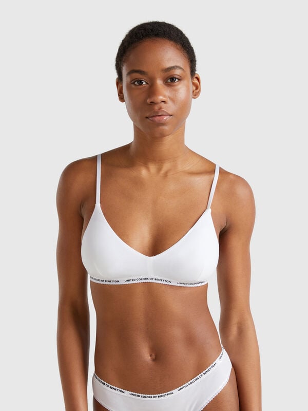 Brassiere in cotone stretch Donna