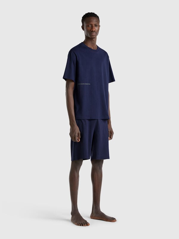 Shorts con elastico logato Uomo