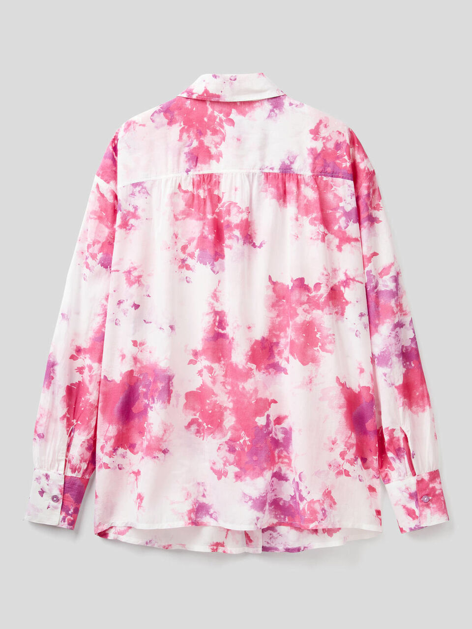 Camicia fluida effetto tie-dye image number 2