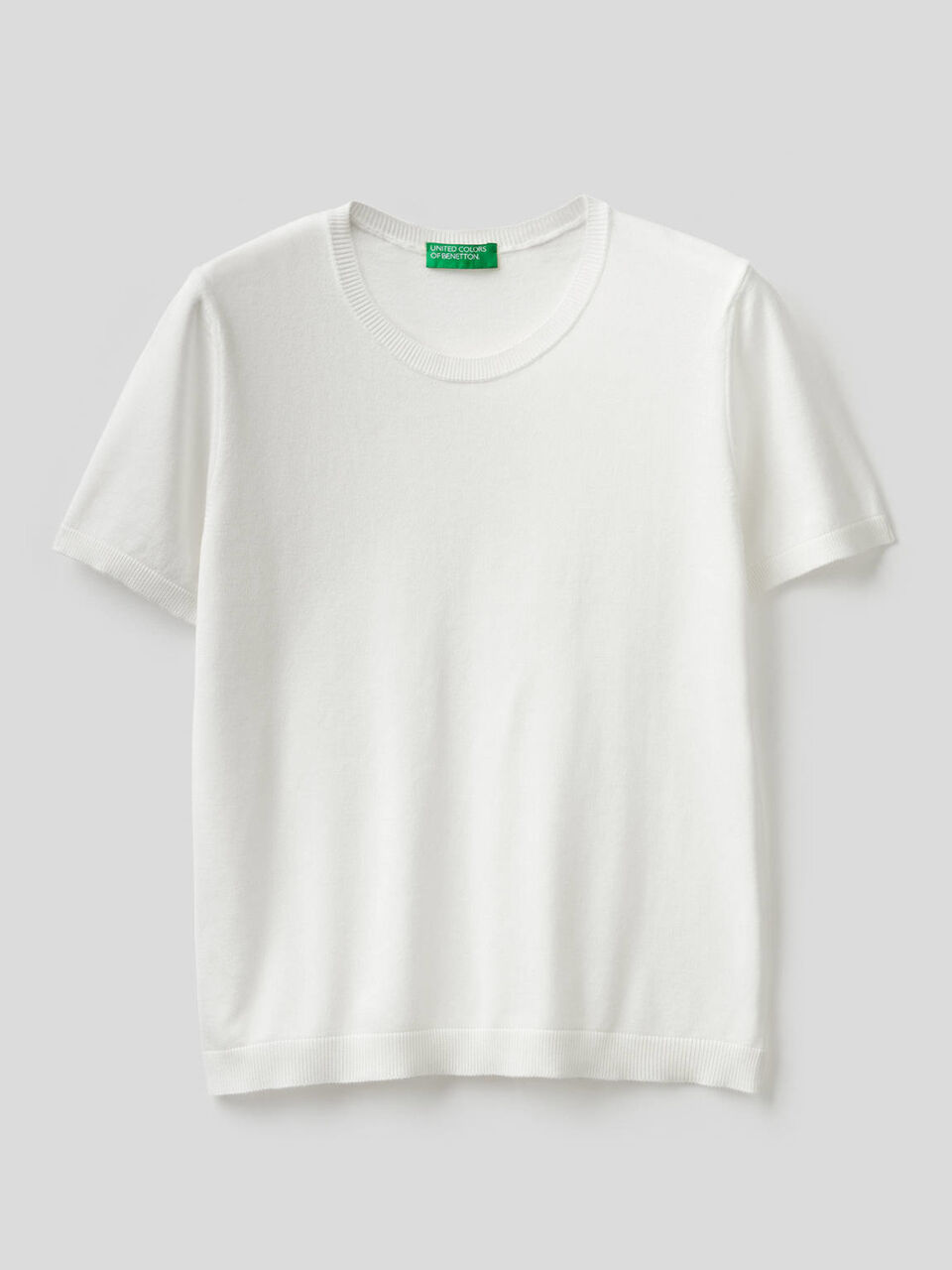 Maglia a manica corta in misto cotone image number 1