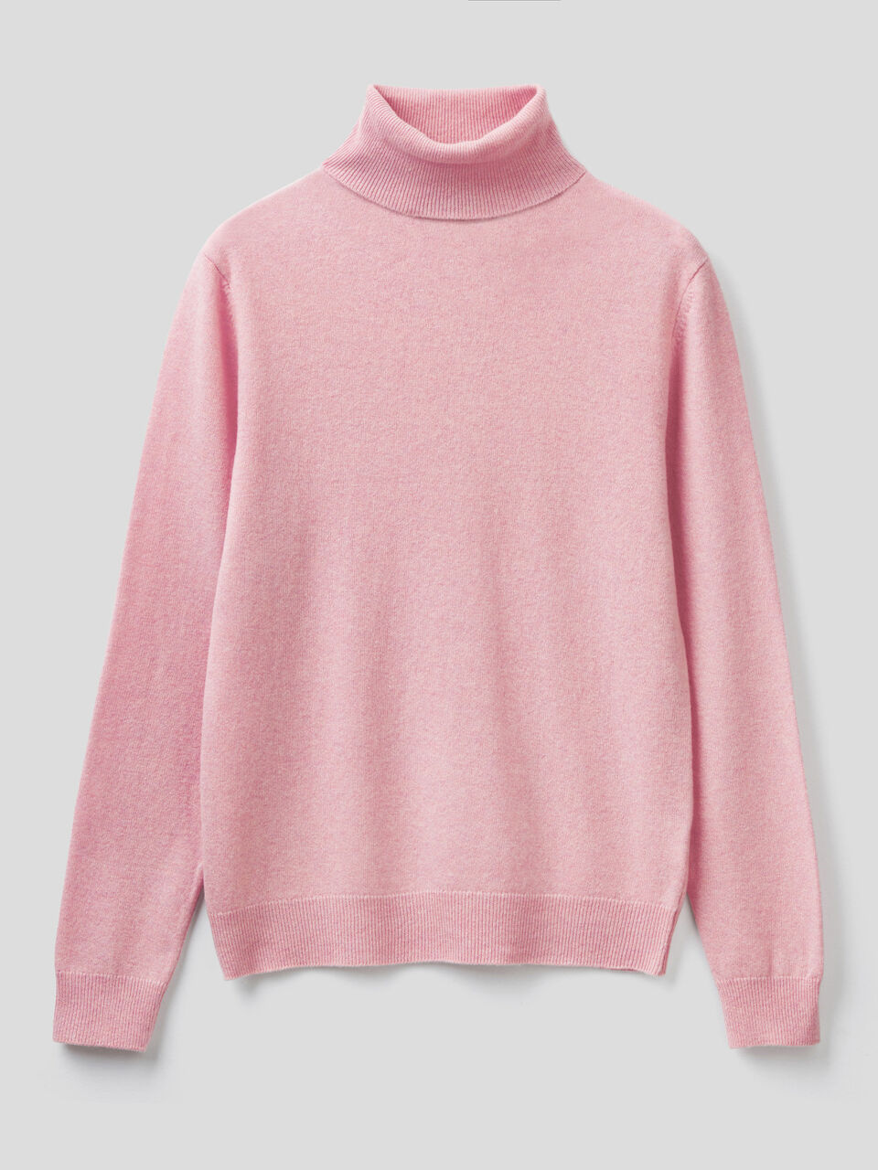 Maglione dolcevita in pura lana vergine image number 1