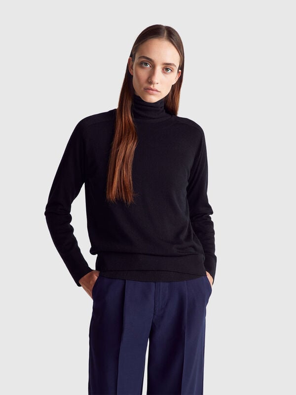 Maglia in pura lana Merino Donna