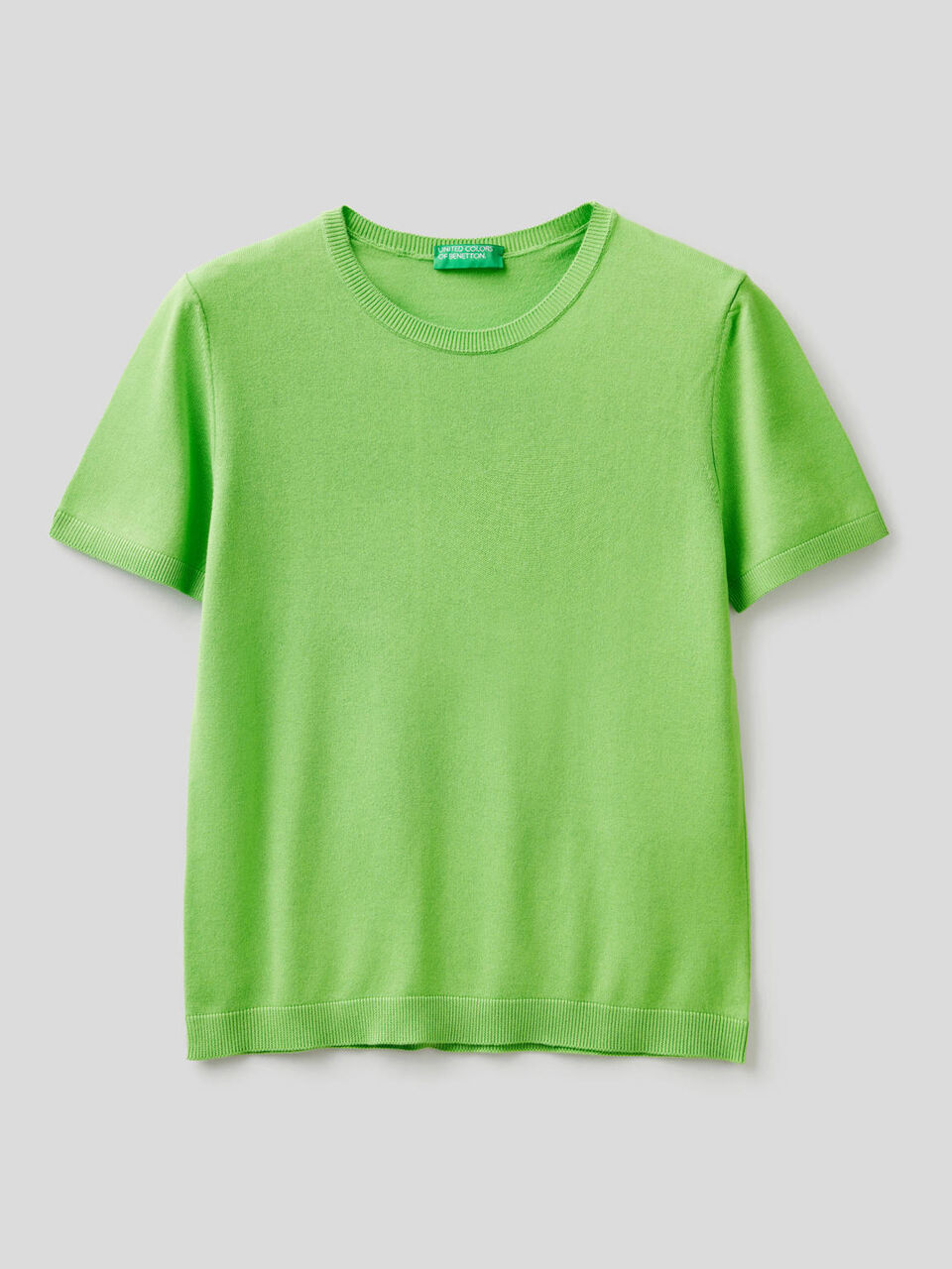 Maglia a manica corta in misto cotone image number null