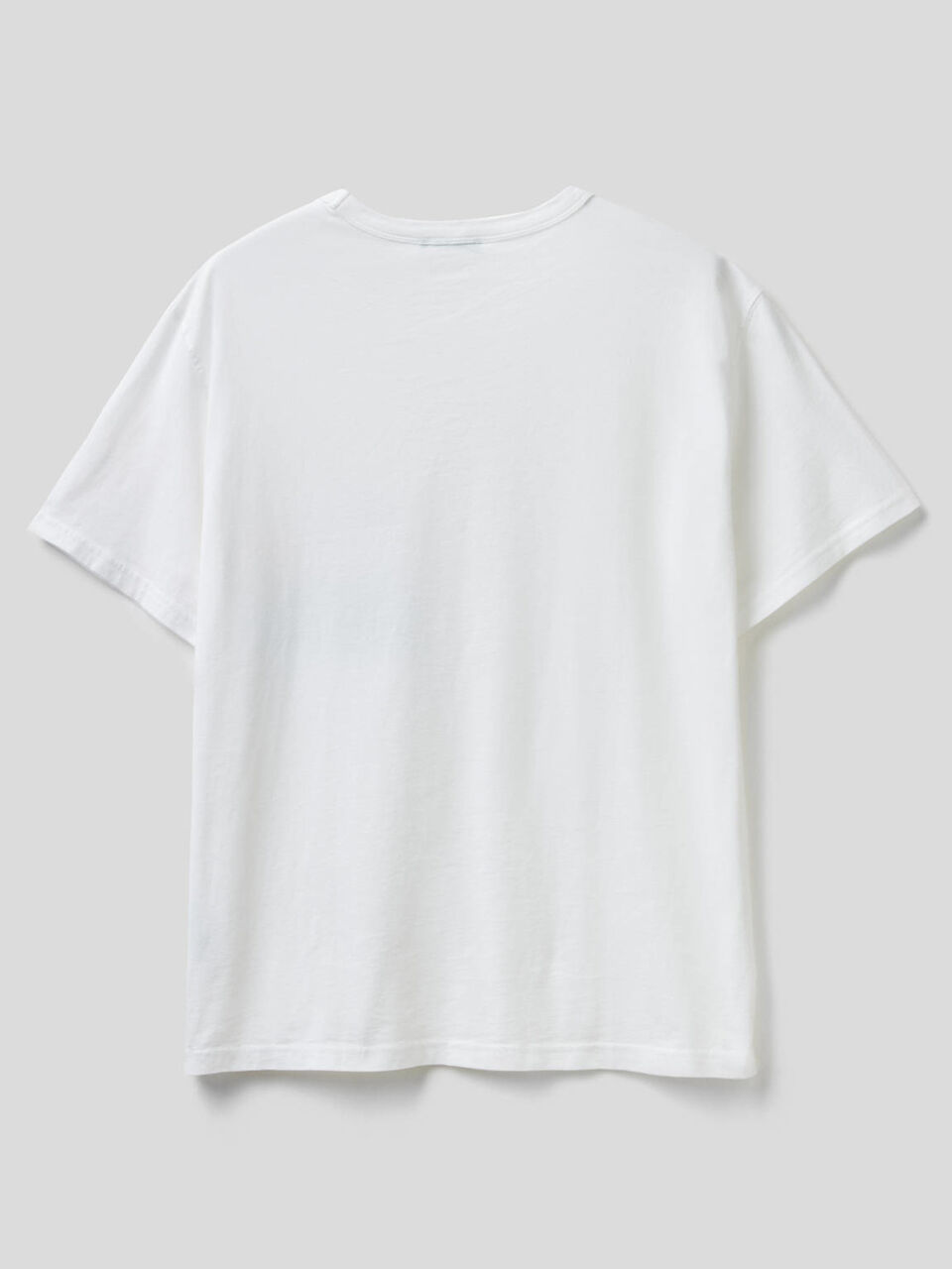 T-shirt bianca con stampa fotografica image number 2