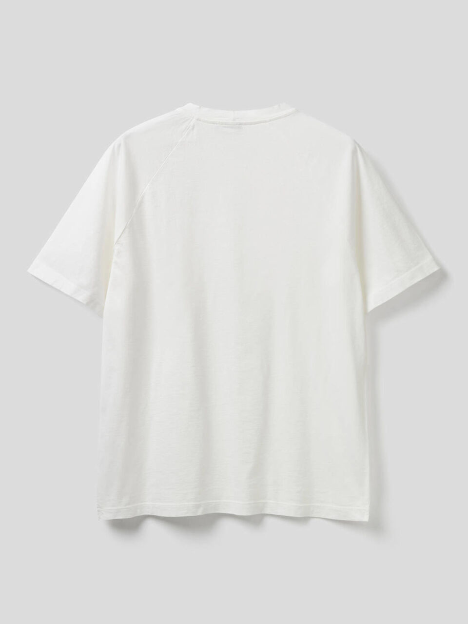 T-shirt 100% cotone con manica raglan image number 2
