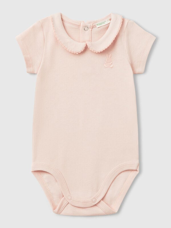 Body con colletto in cotone Baby