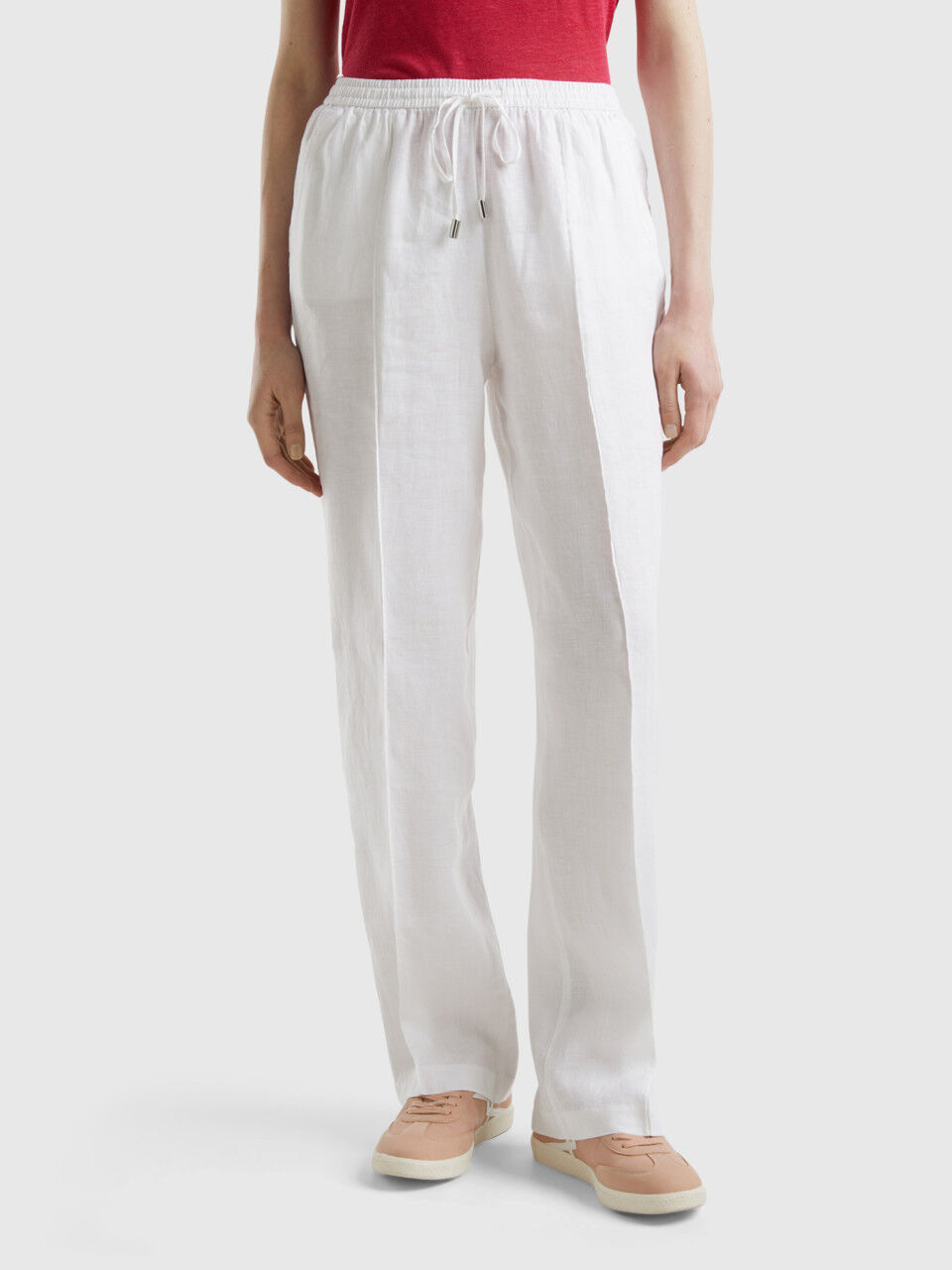 Benetton discount pantaloni larghi