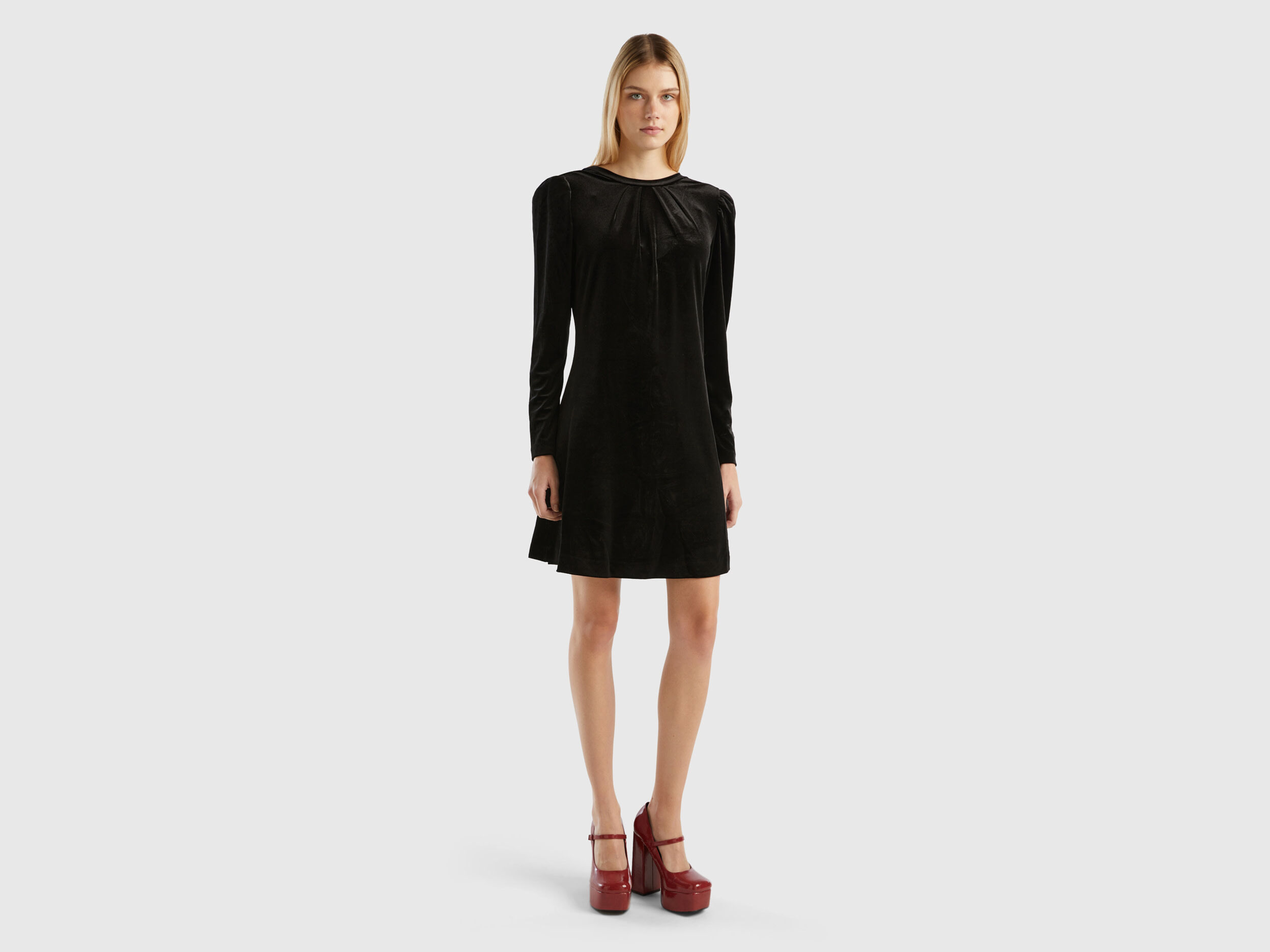 Vestito velluto corto sale