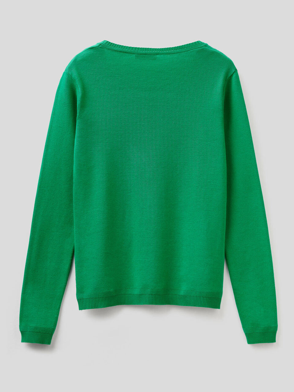 Maglia girocollo in puro cotone image number null