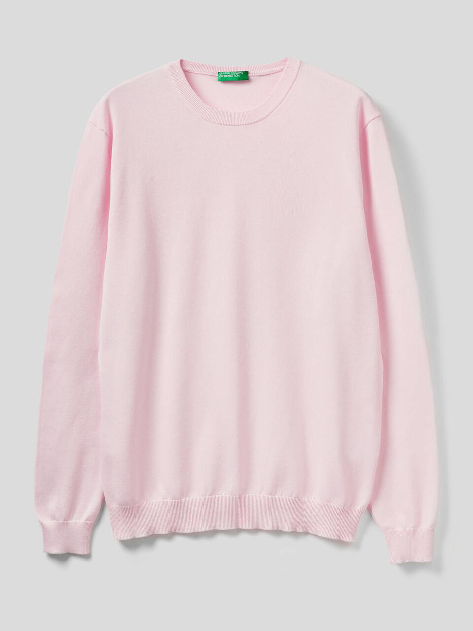 Maglia girocollo 100% cotone image number 1