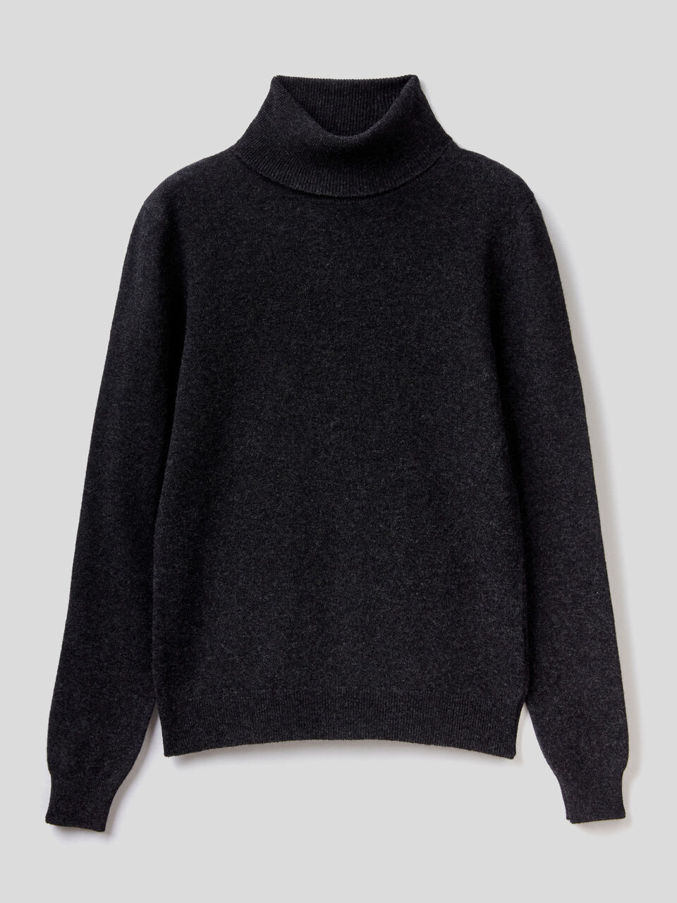Maglione dolcevita in pura lana vergine image number 1