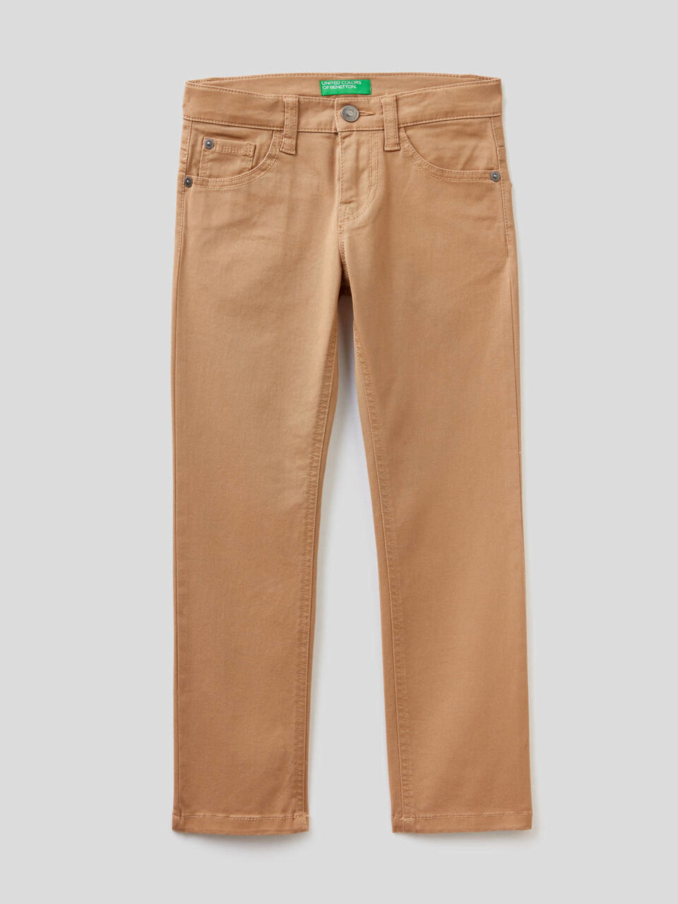 Pantaloni slim fit a cinque tasche image number 1