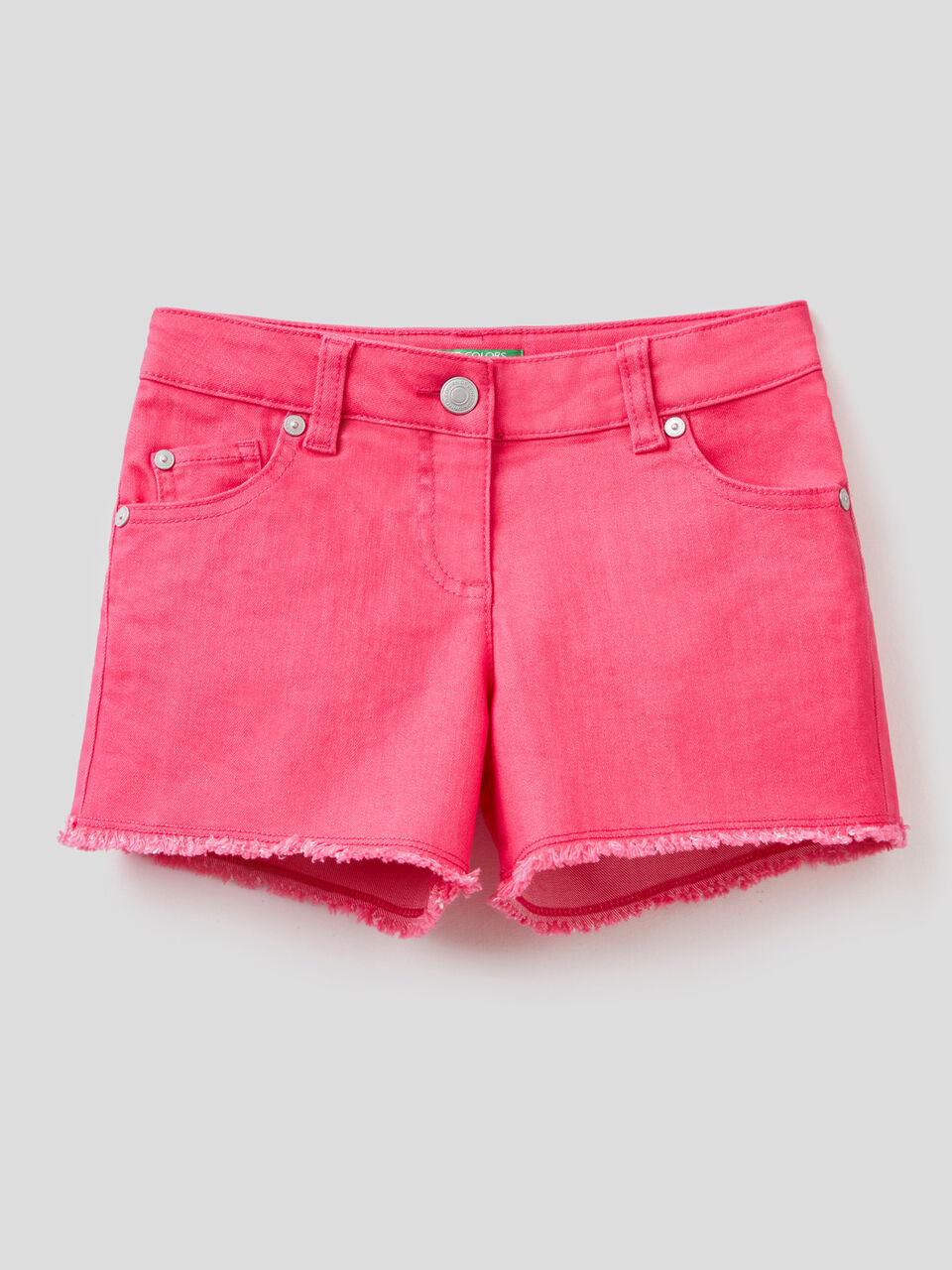 Shorts in misto cotone stretch image number 1