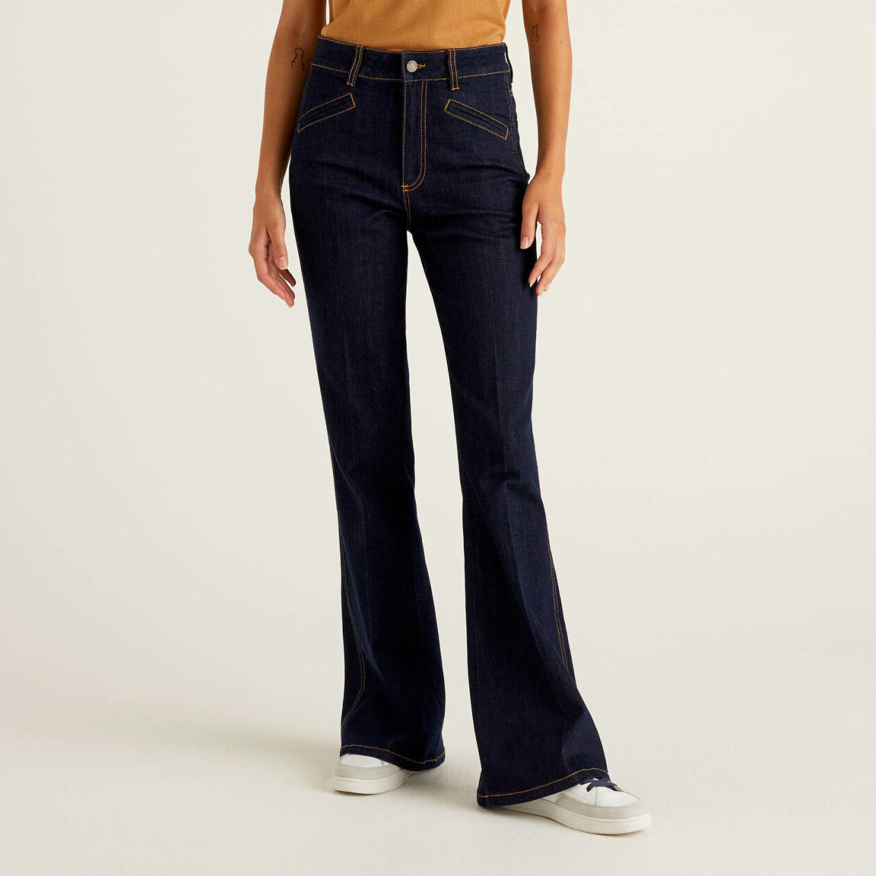 benetton pantaloni zampa