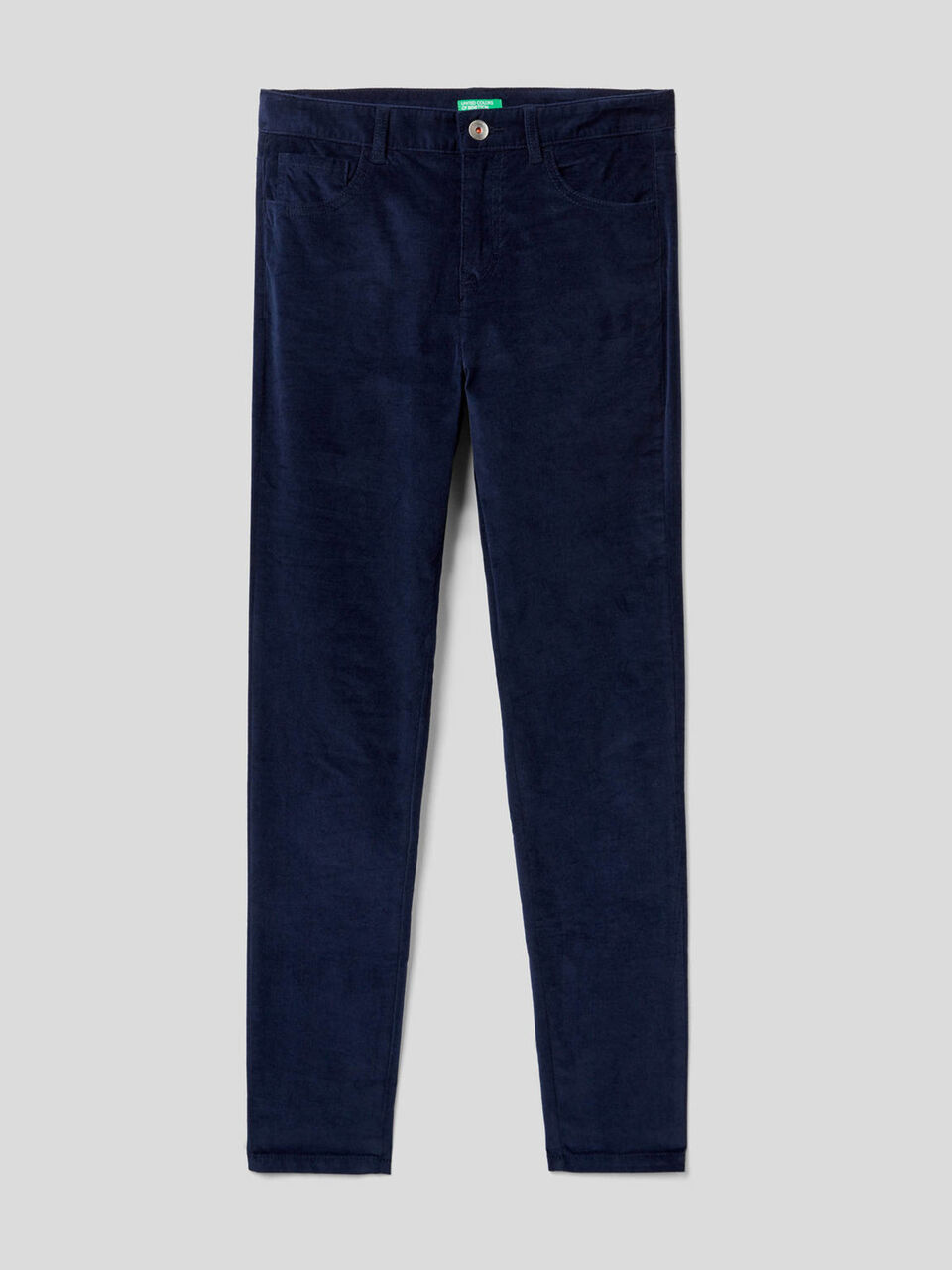 Pantaloni cinque tasche in velluto image number 1