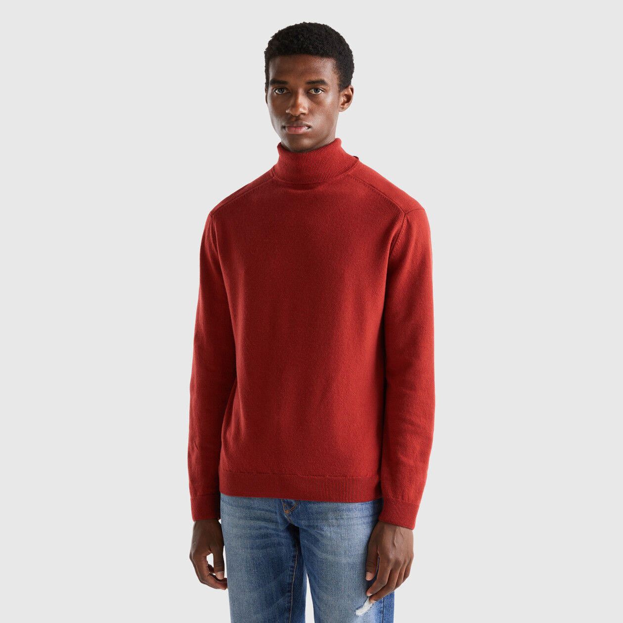 Dolcevita bordeaux in pura lana Merino