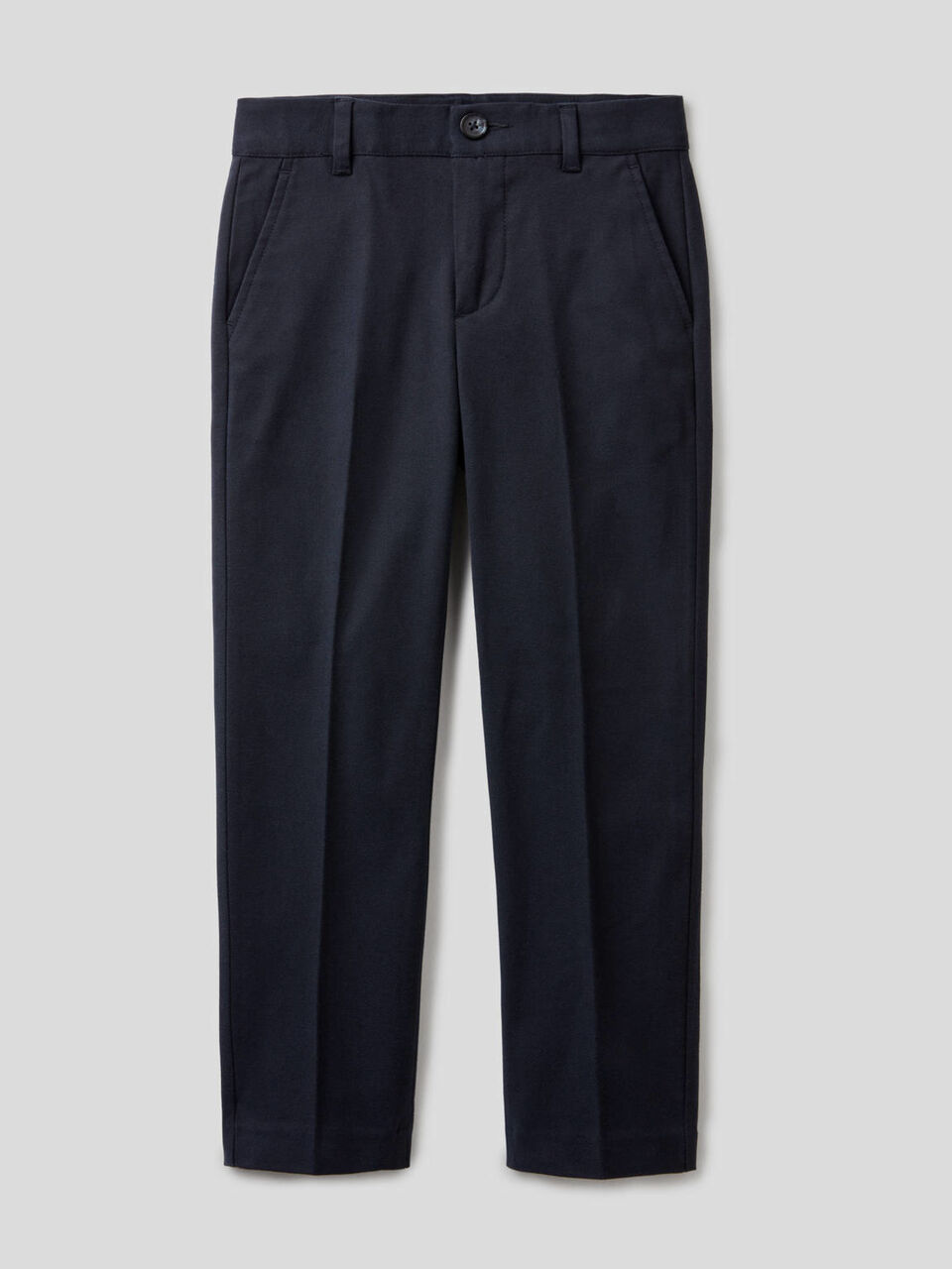 Pantaloni in flanella di misto cotone image number 1