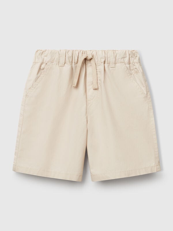 Shorts 100% cotone con coulisse Bambino