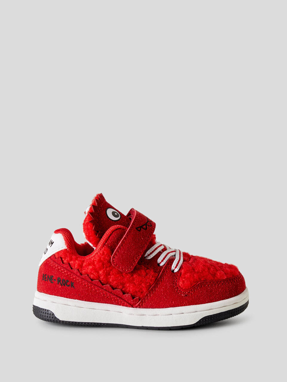 Sneakers con inserto in pile orsetto image number 1
