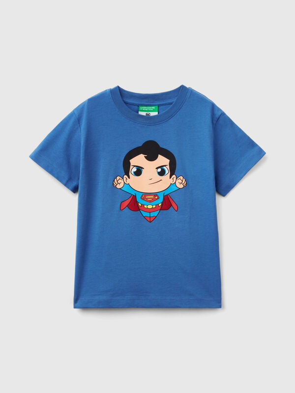 T-shirt ©&™ DC Comics Superman blu avio Bambino