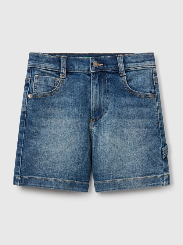Bermuda in denim  Bambino