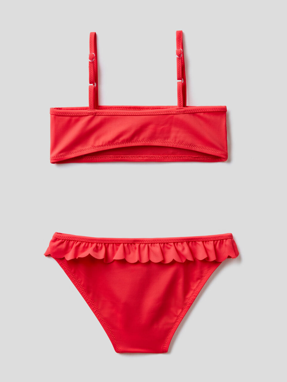 Bikini con balze in ECONYL® image number 2