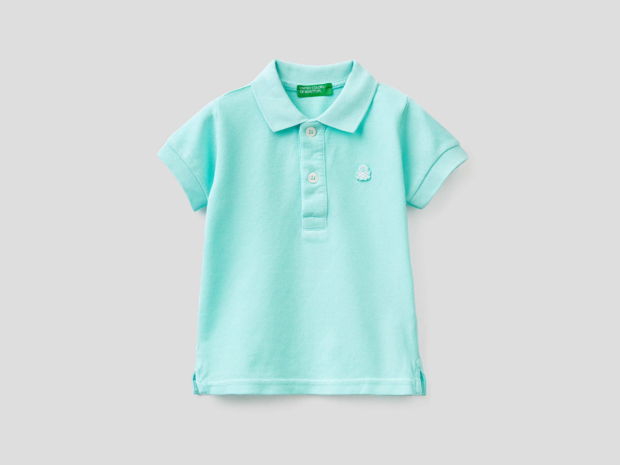 United Colors of Benetton Abbigliamento Top e t-shirt T-shirt Polo Polo Manica Corta In Cotone Biologico 