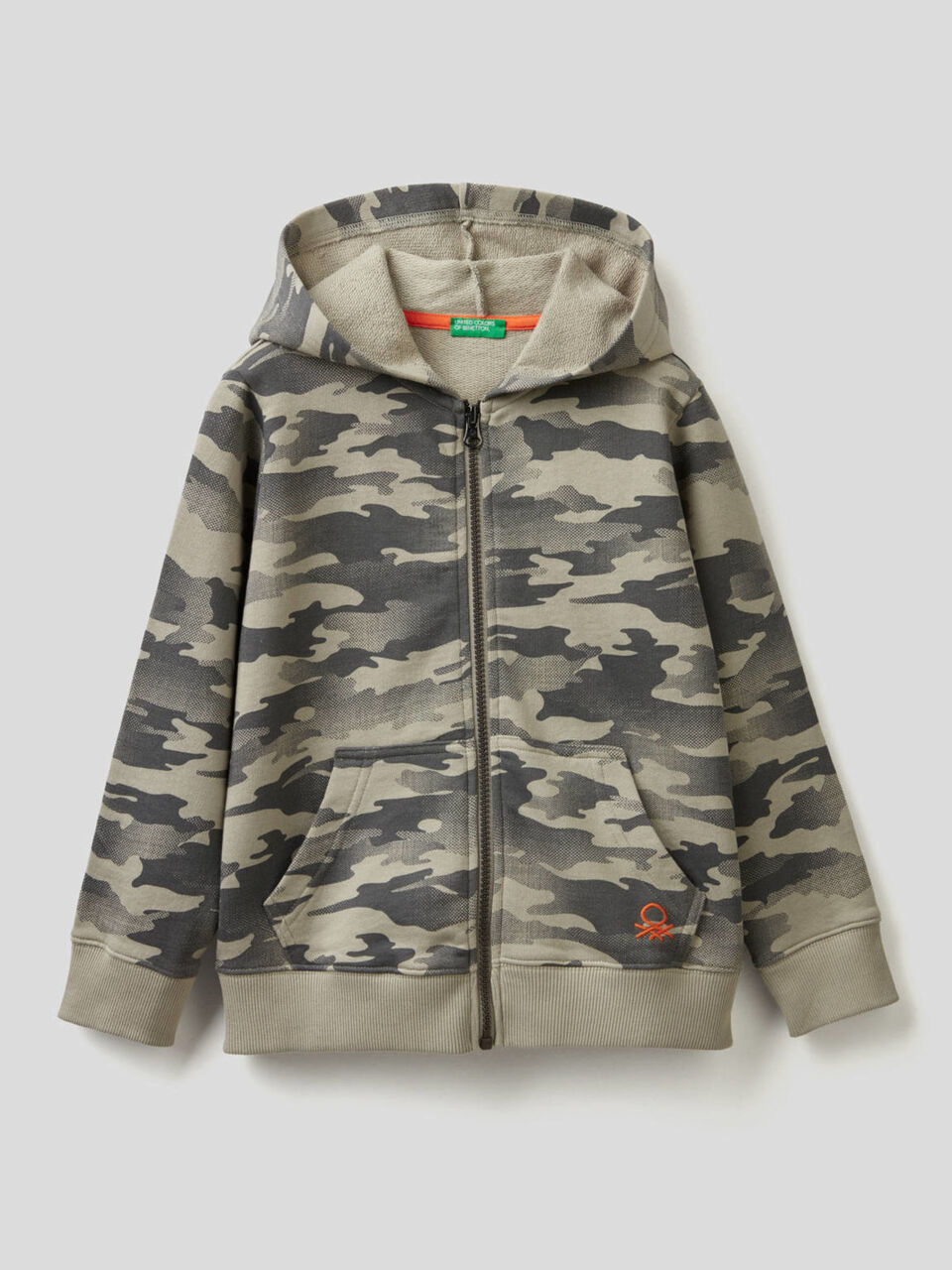 Felpa camouflage 100% cotone image number 1
