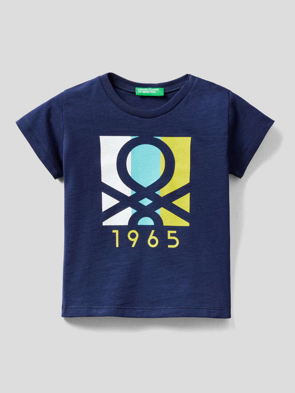 T-shirt stampa logo in cotone bio image number 1